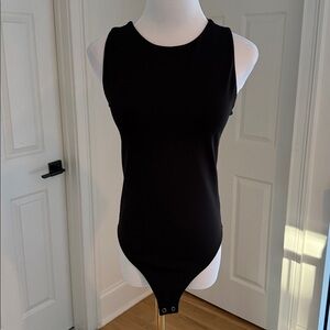 Express Black Sleeveless Bodysuit